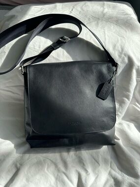 Coach ‘Charles’ Leather Messenger Bag